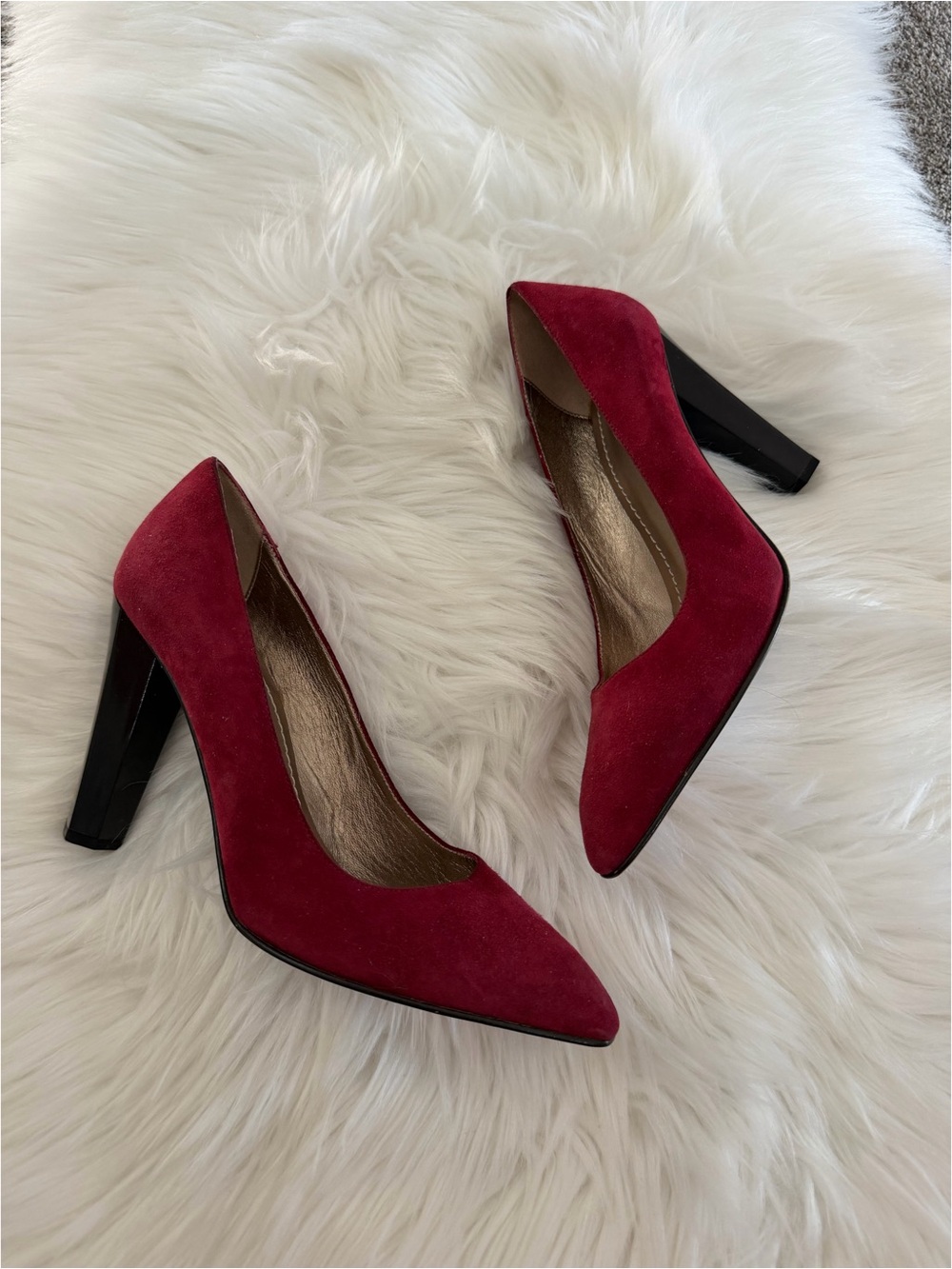 Diane Von Furstenberg Suede High Heels Pumps
